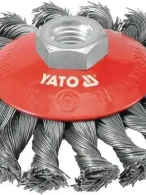 Yato Kartáč drátěný boční M14 x 100 mm YT-4763 Cenový Hit