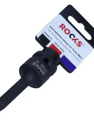 Rooks Nástrčná hlavice pro rázový a strojový utahovák 75mm, šestihran 8mm OK-01.5034 Bezpečná Platba