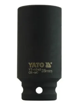 Výprodej Yato Nástrčná hlavice šestihran rázová hluboká 28mm CrMo YT-1048