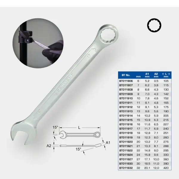 Výhodná Nabídka Brilliant Tools BT011918 Plochý klíč s očkem, 18 mm