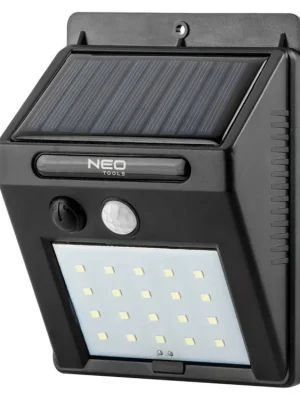 Oblíbený Neo Tools 99-055 LED nástěnná solární lampa 250lm