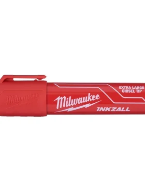 Milwaukee INKZALL značkovač XL červený s plochým hrotem 4932471560 Nejprodávanější