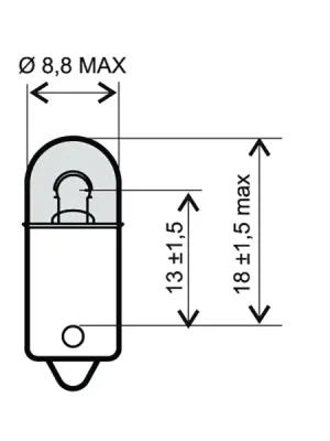 Lamp RMS 246510331 6V 4W BA9S (10pcs) Levný