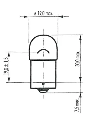 Žárovka RMS FLOSSER 246510656 bílá 6V 10W ba15s Koupit Online