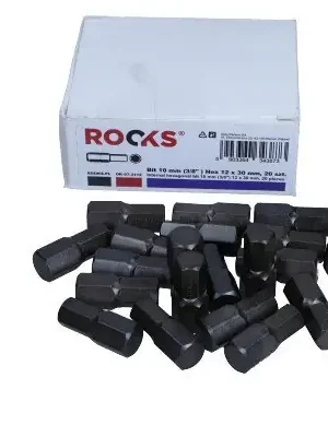 Nová Kolekce Rooks Bit HEX 12x75mm 20ks OK-07.3112