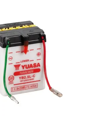 Vysoce Kvalitní Yumicron akumulátor bez kyseliny YUASA 102113 YB2.5L-C (706.102113)