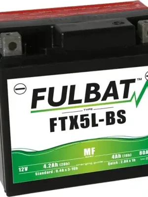 Bezúdržbová motocyklová baterie FULBAT FTX5L-BS (YTX5L-BS) Omezená Nabídka