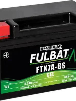 Gelová baterie FULBAT 550915 FTX7A-BS GEL (YTX7A-BS GEL) (700.550915) Nová Kolekce