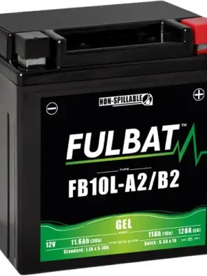 Gelová baterie FULBAT 550956 FB10L-A2/B2 GEL (YB10L-A2/B2 GEL) (700.550956) Omezená Nabídka