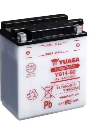 Hit Sezóny Yumicron akumulátor vč. kyseliny YUASA 102075 YB14-B2 (706.102075)