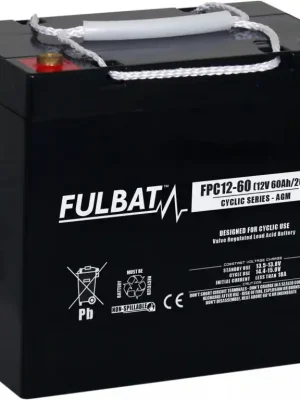 Nejlepší Volba AGM battery FULBAT 590510 FPC12-60 (T6) (700.590510)