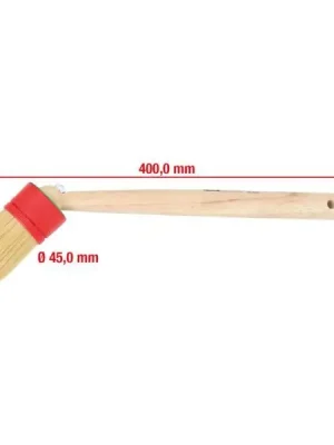 Vysoce Kvalitní KS Tools Kruhový úhlový štětec na montážní pastu na pneumatiky, Ø 45 mm 100.4020