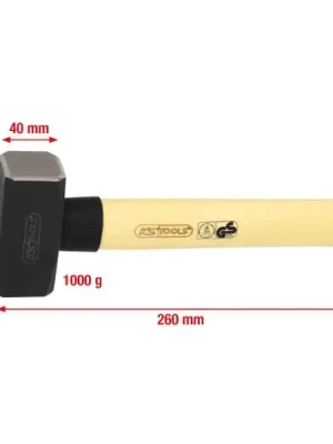 KS Tools Palička s rukojetí z ořechovce, 1000 g 142.5100 Originální
