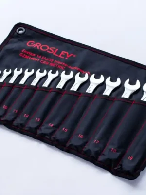 Hit Sezóny Grosley GR50076 Sada očko-plochých klíčů, matné 14ks