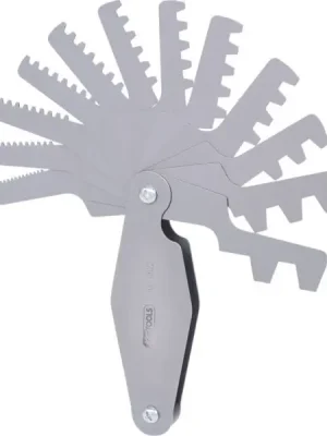 KS Tools Lichoběžníková závitová měrka z oceli, pro závity 30°, 2–12 mm 300.0622 Sleva