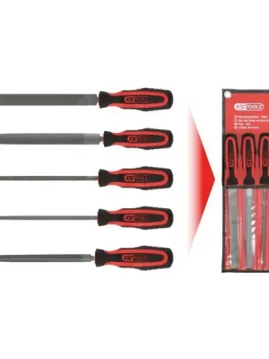 Nejlepší Volba KS Tools Souprava dílenských pilníků, 5dílná 140.3000