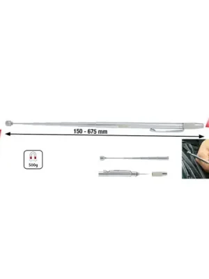 KS Tools Teleskopický magnetický držák 2v1, včetně nářadí k čištění a nastavení omývacích trysek, 150–675 mm 550.1001 Bezpečná Platba