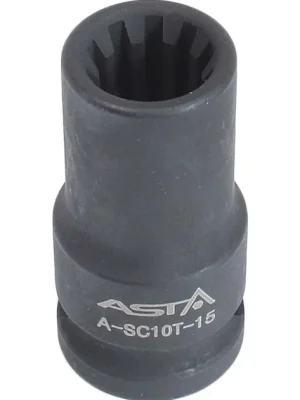 Aktuální Asta A-SC10T-15 Nástrčná hlavice na šrouby brzdových třmenů 1/2“ Audi , Porsche