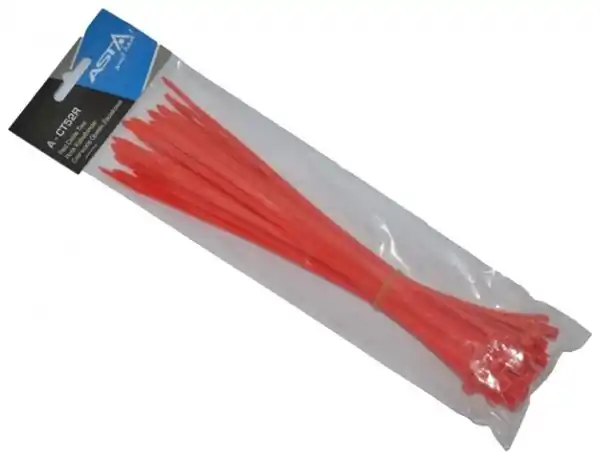 OPASKA SAMOZACISKOWA 5X250MM /50SZT/CZER WONA/ Vysoce Kvalitní