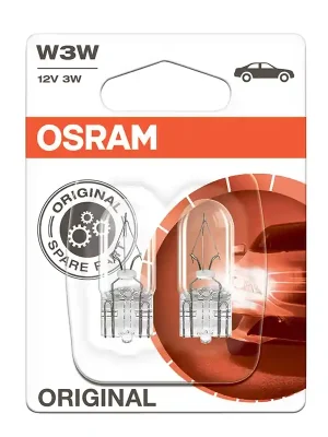 Značkový OSRAM Žárovka pomocná W3W 12V 2821-02B
