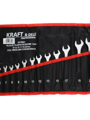 Nízká Cena Kraft&Dele KD10921, Sadaočko-plochých klíčů 12 ks
