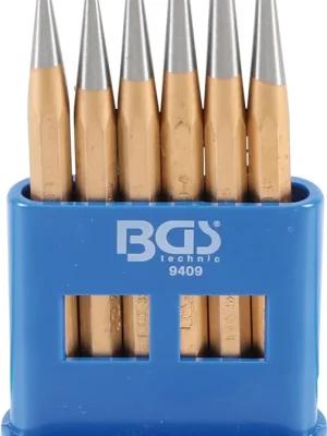 Autentický BGS 9409, Sada vyrážečů/důlčíků | 120 mm | 1 - 5 mm | 6dílná