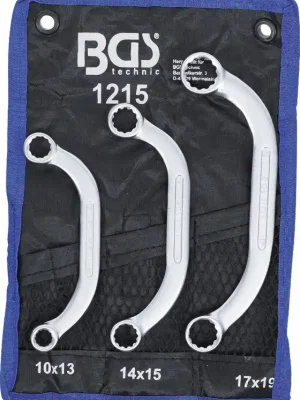 Sezónní Sleva BGS 1215, Sada klíčů pro startéry a bloky | 10 x 13 - 17 x 19 mm | 3dílná