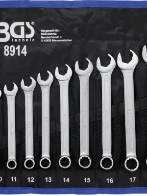 Nejlepší Cena BGS 8914, Sada očkoplochých klíčů | s funkcí ráčny na straně vidlice | 8 - 21 mm | 13dílná