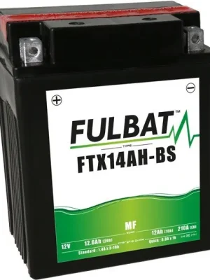 Bezúdržbová motocyklová baterie FULBAT FTX14AH-BS (YTX14AH-BS) Vrácení Zdarma