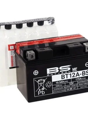 Bezúdržbová motocyklová baterie BS-BATTERY BT12A-BS (YT12A-BS) Vrácení Zdarma