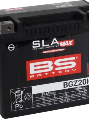 Značkový Továrně aktivovaná motocyklová baterie BS-BATTERY BGZ20HL SLA MAX