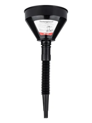 Amio 04038 Černý plastový trychtýř se sítkem 16cm Výhodná Nabídka