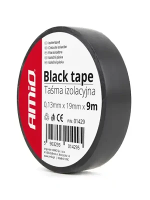 Amio 01429 Izolační páska, černá 19mm x 9m Cenově Výhodný