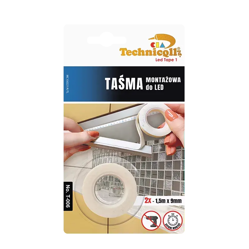 Nejprodávanější Technicqll Úzká oboustranná montážní páska 2x1,5mx9mm
