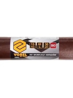 Značkový Vorel Pytle na bioodpad 60L 15 Ks 10003