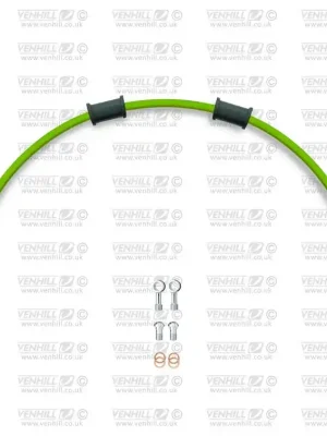 Aktuální Hadice zadní brzdy Venhill POWERHOSEPLUS HON-6042RS-GR (1 hadice v sadě) zelené hadice, nerezové koncovky