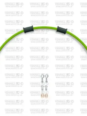 Super Cena Hadice přední brzdy sada Venhill POWERHOSEPLUS HON-6010FS-GR (1 hadice v sadě) zelené hadice, nerezové koncovky