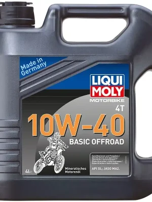 Motorový olej Liqui Moly Motorbike 4T Basic Offroad 10W-40, 4L Tovární Cena