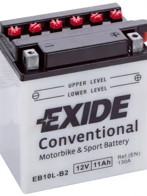 Originální Motobaterie Exide Bike Conventional 12V, 11Ah, EB10L-B2
