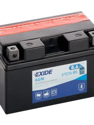 Must-Have Motobaterie Exide Bike AGM 12V, 8.6Ah, ETZ10-BS
