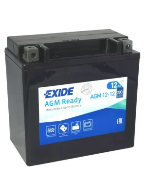 Originální Motobaterie Exide Bike AGM Ready 12V, 12Ah, AGM12-12