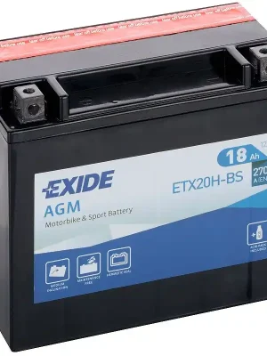 Motobaterie Exide Bike AGM 12V, 18Ah, ETX20H-BS Výprodej