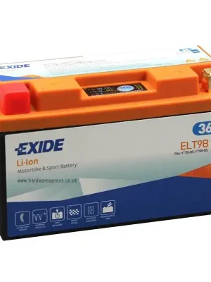 Výprodej Motobaterie Exide Bike Li-Ion 12V, 3Ah, 190A, 36Wh, ELT9B