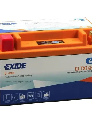 Poslední Šance Motobaterie Exide Bike Li-Ion 12V, 4Ah, 240A, 48Wh, ELTX14H