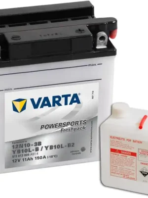 Motobaterie Varta Powersports Freshpack 12V, 11Ah, YB10L-B Rychlé Dodání