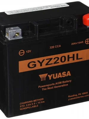 Vrácení Zdarma Motobaterie Yuasa Super MF 12V, 20Ah, 320A, GYZ20HL