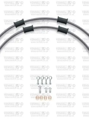 Koupit Online Hadice zadní brzdy Venhill POWERHOSEPLUS BMW-10012RS (2 hadice v sadě) Průhledné hadice, nerezové koncovky