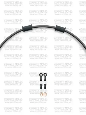 Výhodná Nabídka Hadice zadní brzdy Venhill POWERHOSEPLUS HON-4019RB-BK (1 hadice v sadě) černé hadice, černé koncovky