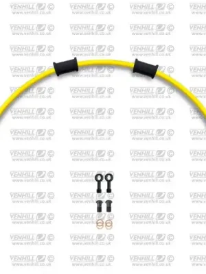 Cenově Výhodný Hadice zadní brzdy Venhill POWERHOSEPLUS SUZ-5002RB-YE (1 hadice v sadě) žluté hadice, černé koncovky