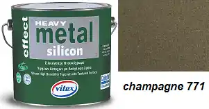 Super Cena Vitex Heavy Metal Silicon Effect - strukturální kovářská barva 771 Champagne 0,75L